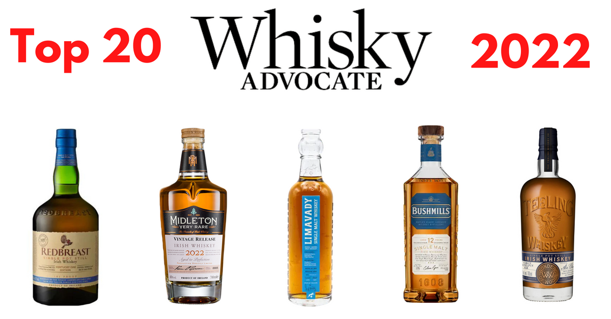 Irish Whiskeys Place 5 in Top 20 Most Exciting of 2022 Irish Whiskey USA
