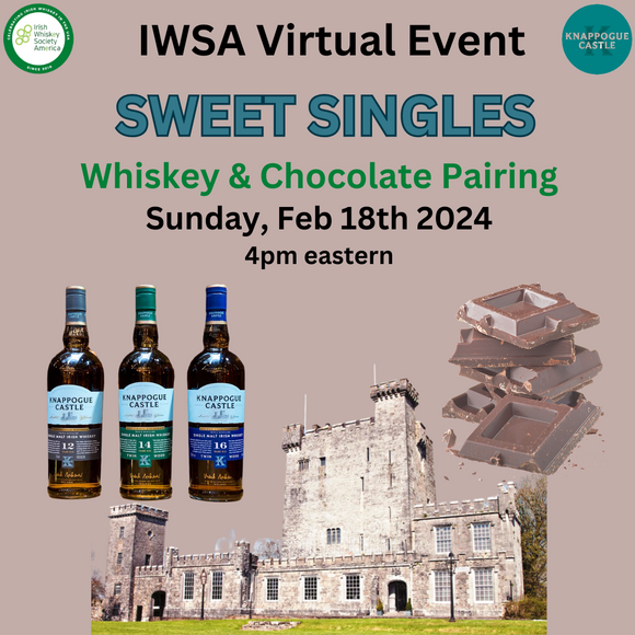 'Sweet Singles' Chocolate & Whiskey Pairing Event - February 2024
