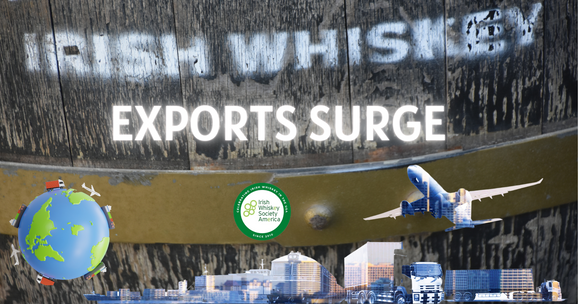 Irish Whiskey Exports Surge