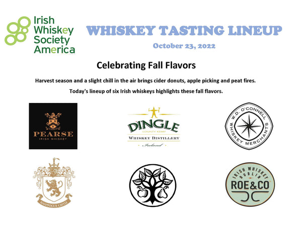 IWSA Tasting Lineup- Celebrating Fall Flavors