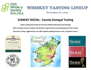 IWSA Tasting Lineup- Celebrating County Donegal
