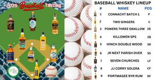 IWSA Whiskey Lineup - 2025 Baseball Tasting