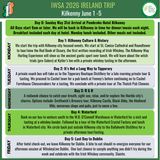 2026 IWSA Trip - Whiskey & Hurling - Kilkenny City - June 2026